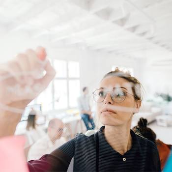 Kyocera and innovation: adapting to a new age of work woman designing